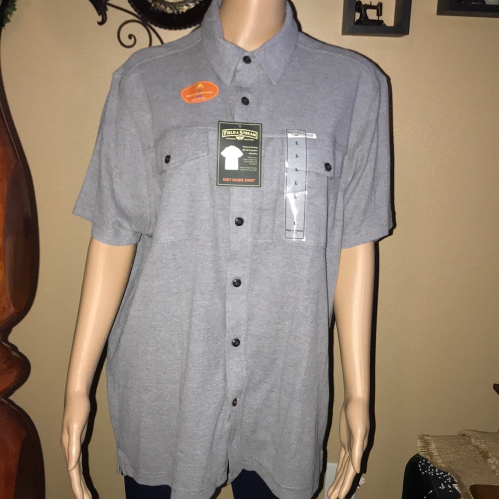 NWT field & stream shirt Red or Grey